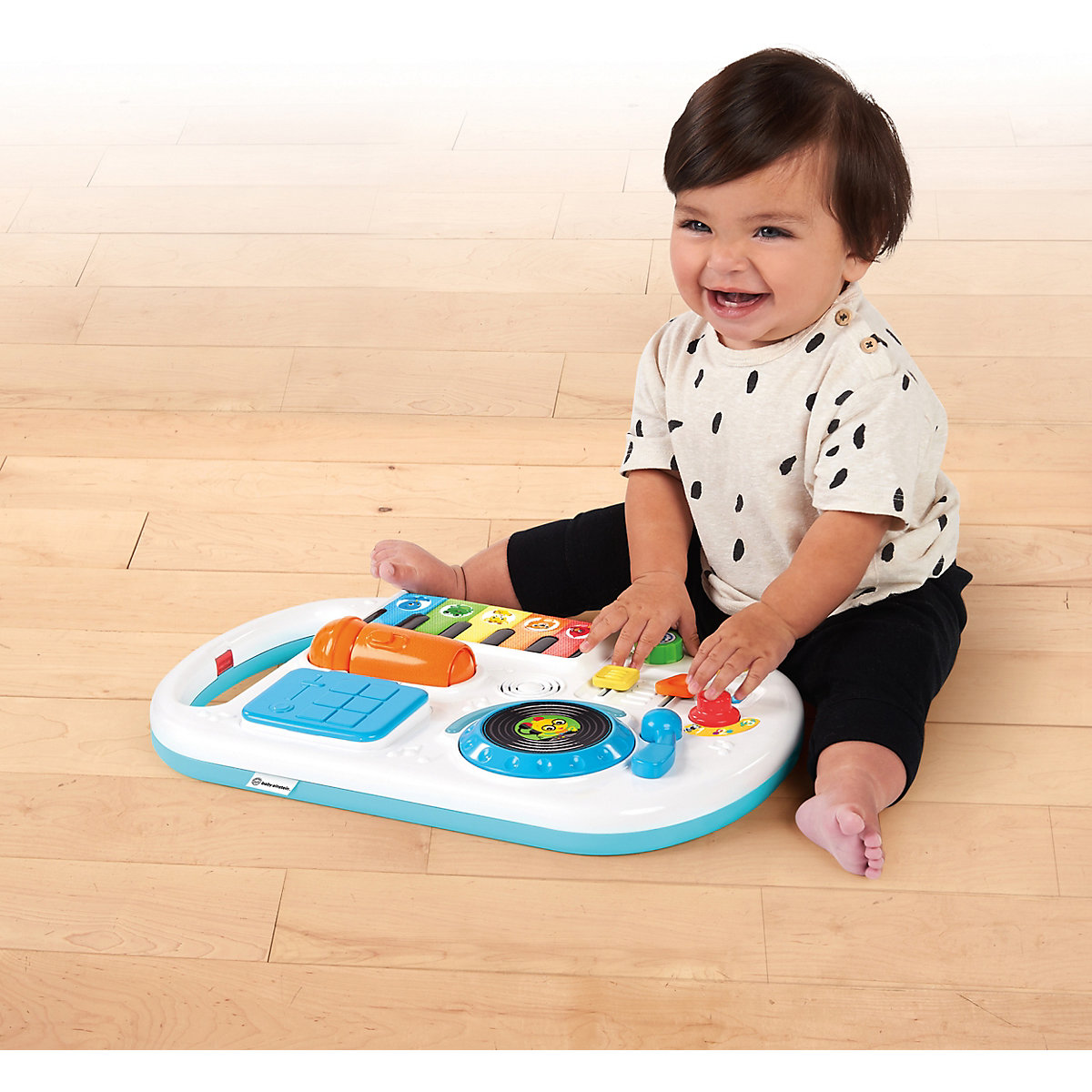 Baby Einstein, Musical Mix ‘N Roll 4-in-1 Lauflernhilfe und Spieltisch mit Musik, Lichtern, abnehmbarer Spielstation und vielem mehr, mehrfarbig