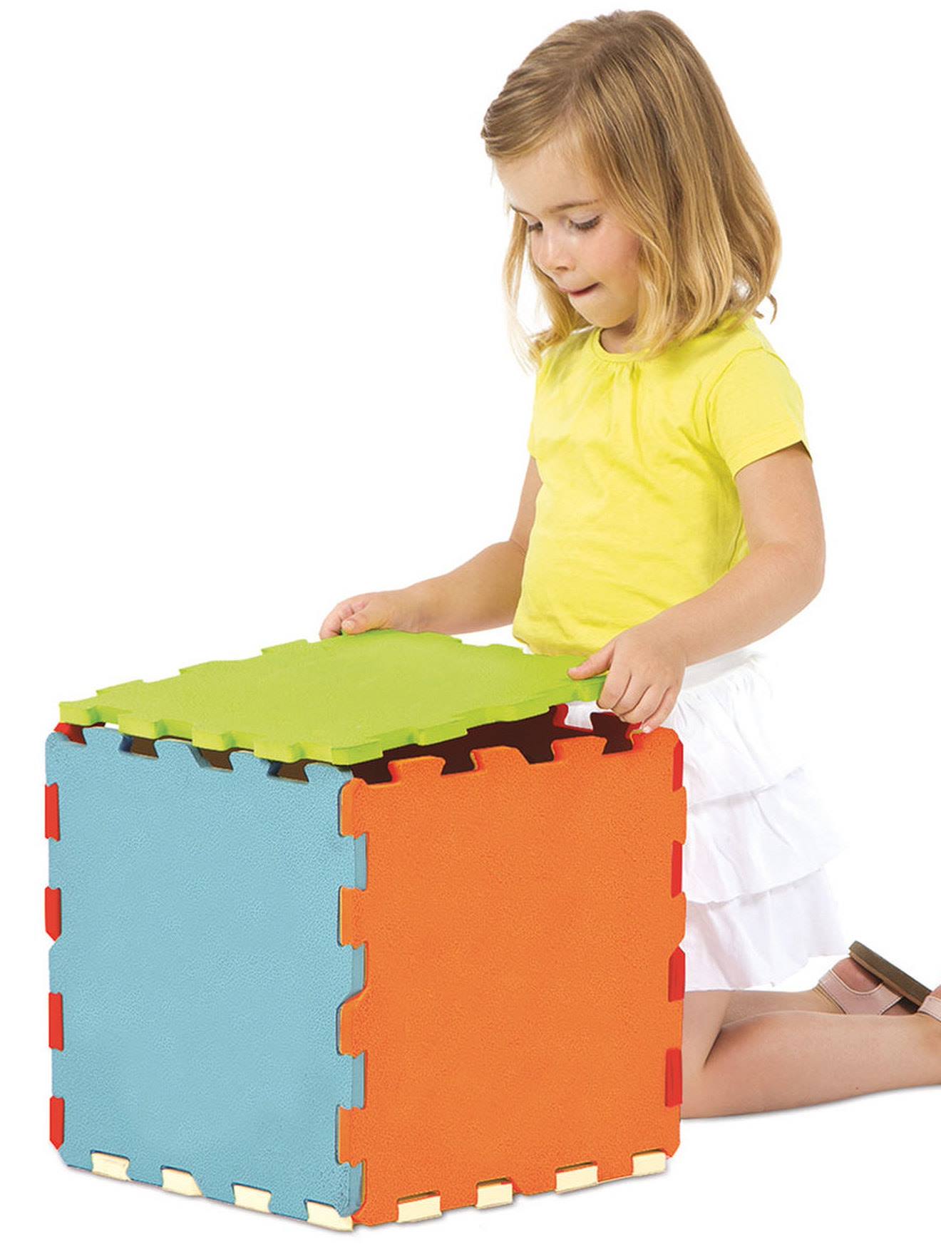 Ludi Baby Puzzle-Spielmatte aus Schaumstoff TOUCH LUDI - mehrfarbig