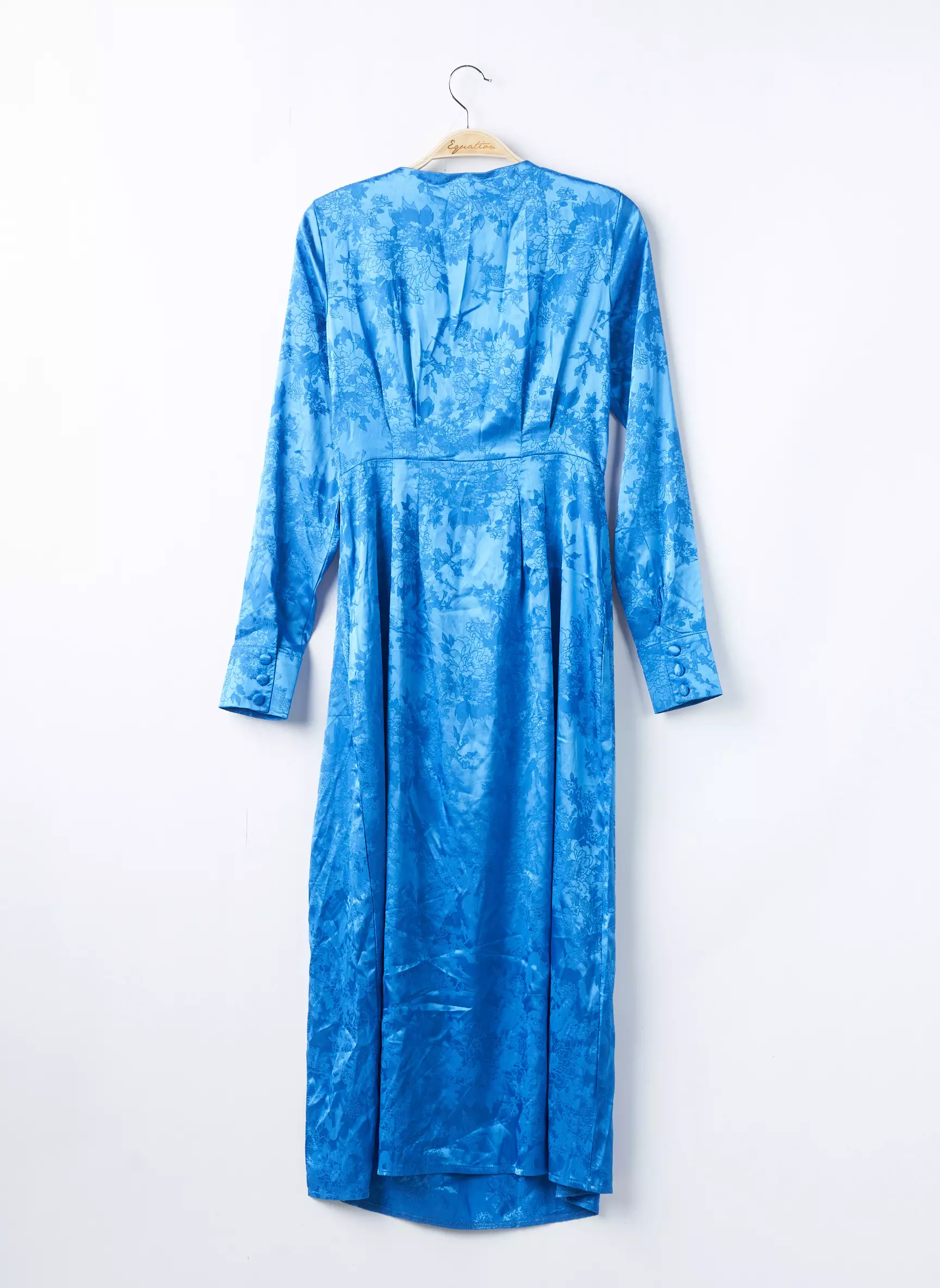 Nasty Gal Robes Mi Longues Femme couleur bleu