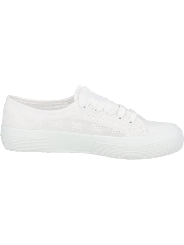 Superga Schnürschuhe in total white günstig kaufen
