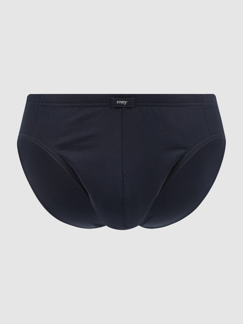 Slip aus Lyocellmischung in marineblau