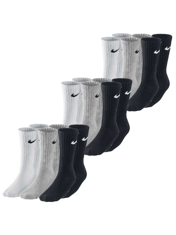 Nike Socken Nike Sportsocken in schwarz - weiß - grau günstig kaufen