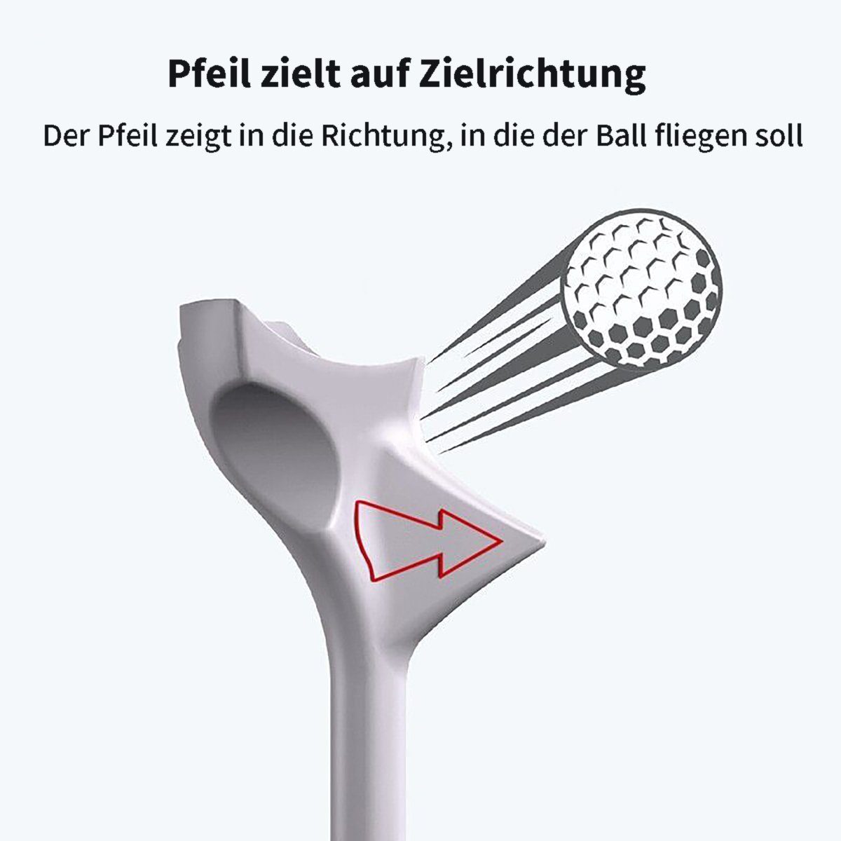 götäzer Golftee Golfschläger-Einbau-Golfständer (10 Stück im Karton), 10-Grad-Neigungstyp, größerer Abstand, langlebig, 83-mm-T-Stück