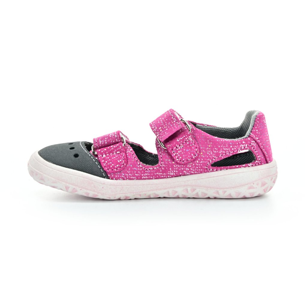 Jonap Fella mit rosa Aufdruck Barfußsandalen