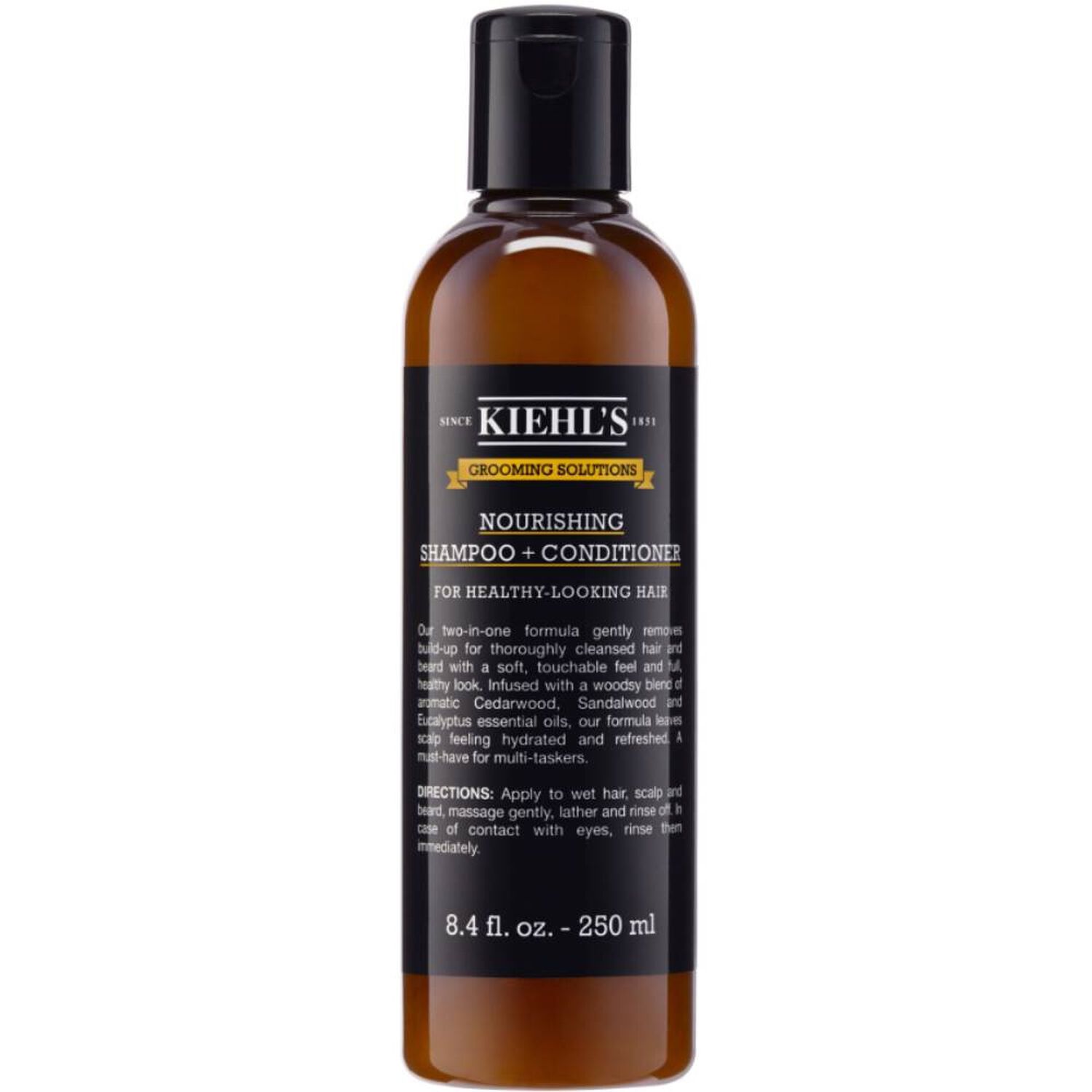 kiehl's Grooming Solutions Nourishing Shampoo & Conditioner Shampoing nourrissant et disciplinant - cheveux et barbe 250 ml