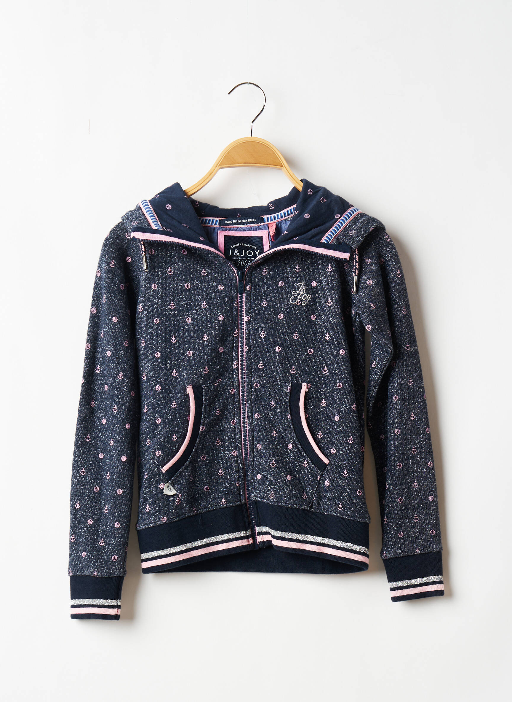 J Joy Vestecasual Fille couleur bleu