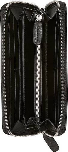 Marc O'Polo Zipper-Geldbörse aus hochwertiger Leder-Qualität