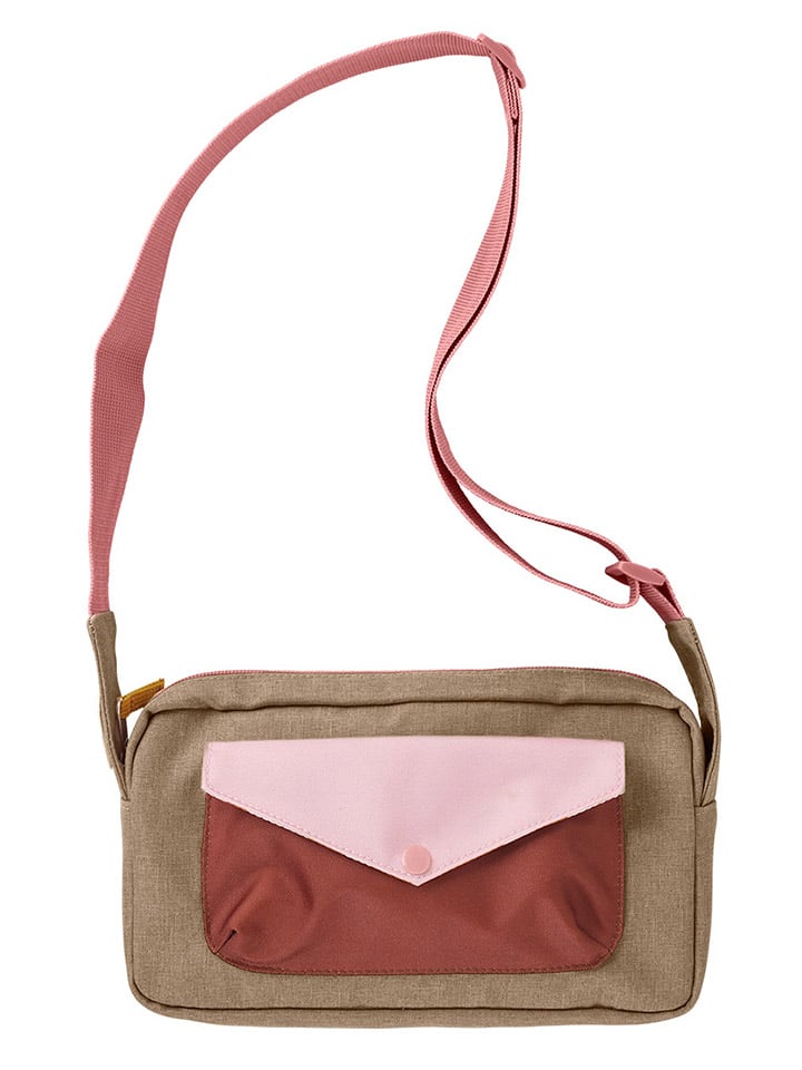 FABELAB Umhängetasche in Rosa/ Bordeaux/ Beige - (B)24 x (H)14 cm günstig kaufen onesize