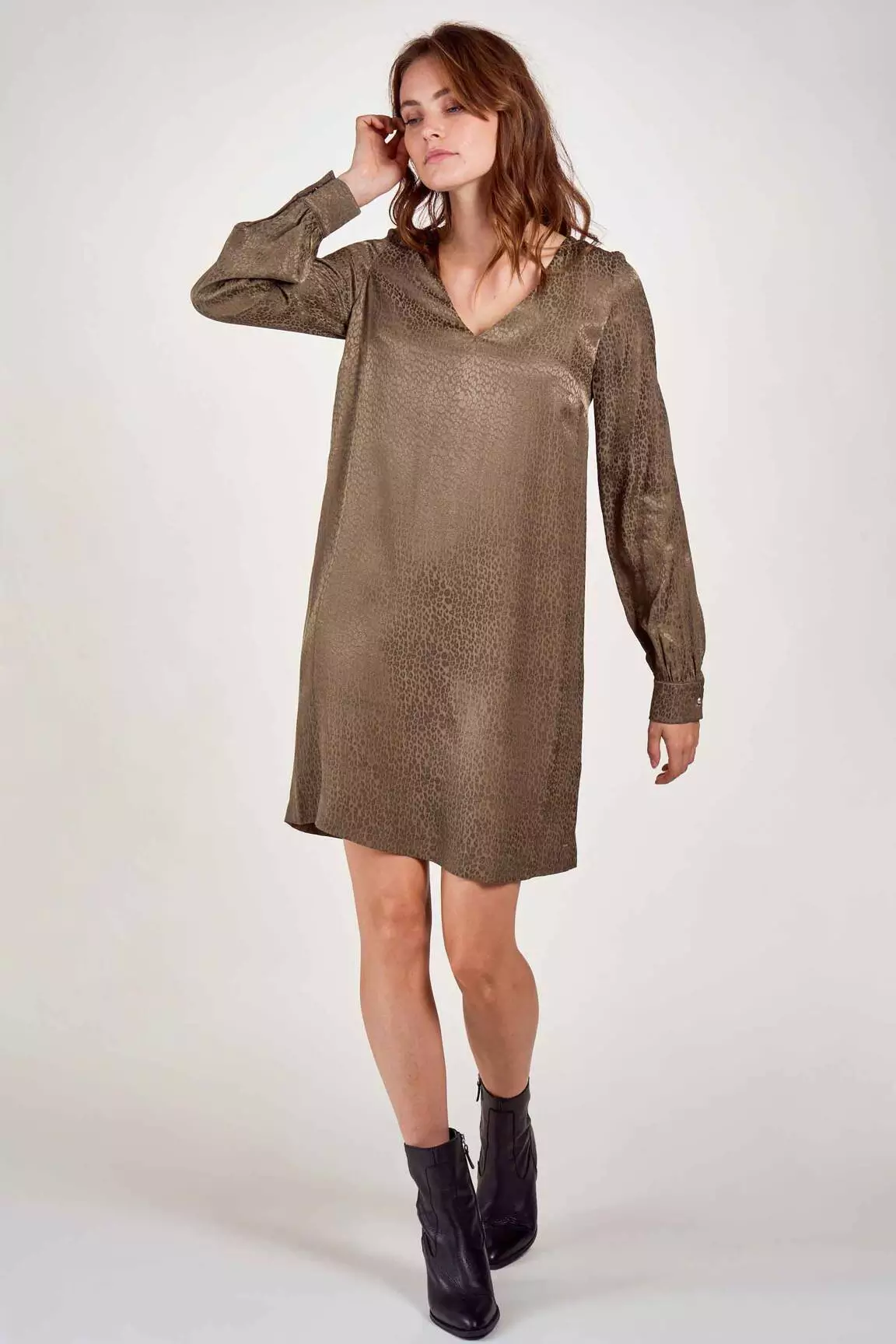 Ikks Robes Courtes Femme couleur vert
