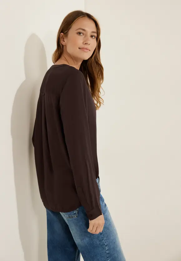 CECIL Bluse in Unifarbe