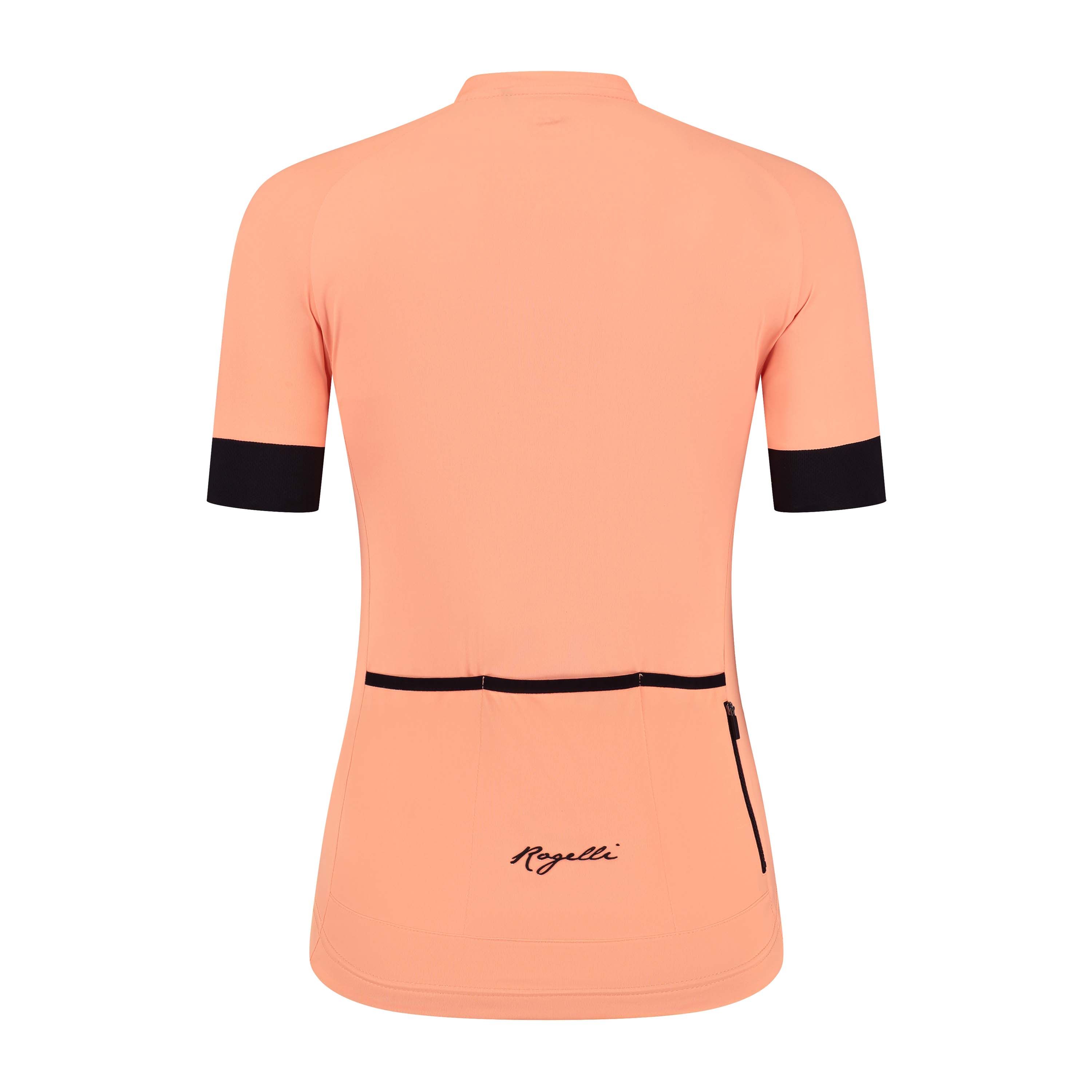 Rogelli Modesta Koralle/Schwarz Damen Radtrikot Kurzarm