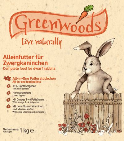 Greenwoods Zwergkaninchenfutter