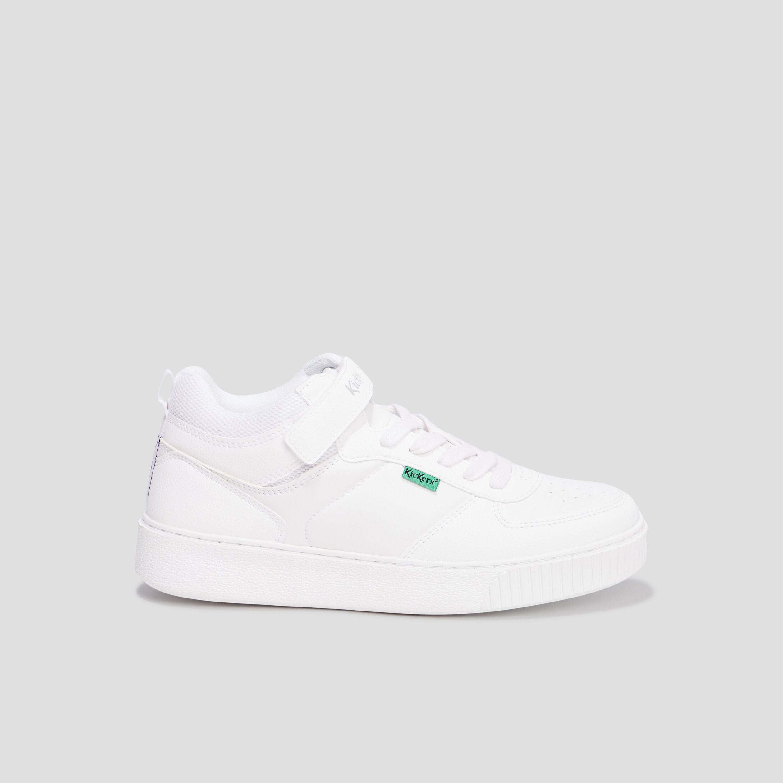 Baskets montantes Kickers Tylem blanc femme | La Halle