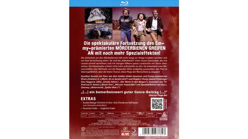 Killerbienen II - Die Mörderbienen greifen wieder an (Terror aus den Wolken / Terror Out of the Sky) (Filmjuwelen)