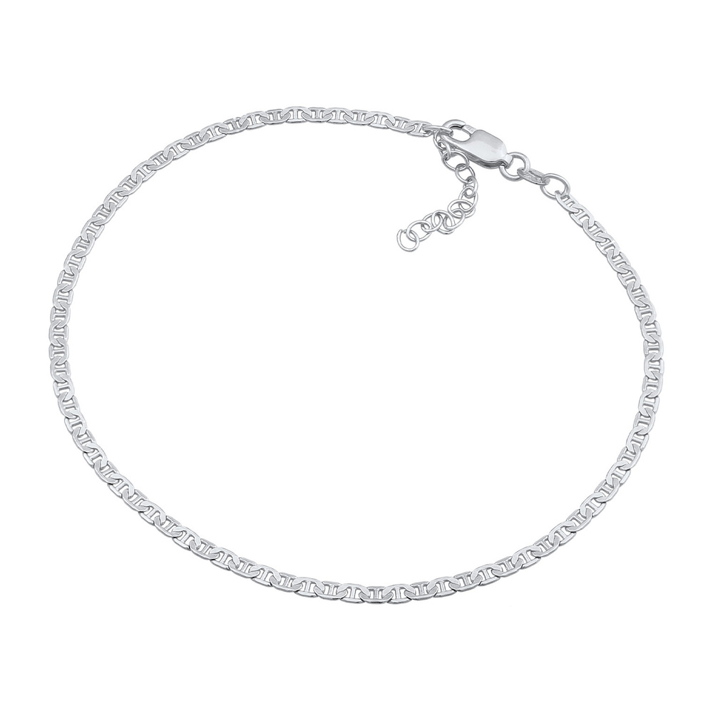 Elli Elli by Julie & Grace Bracelet de cheville à base réglable en argent sterling 925 Bijoux