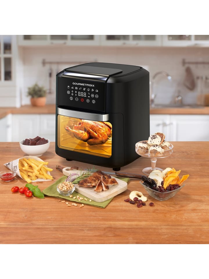 Gourmetmaxx GOURMETmaxx Heißluft-Ofen mit Erinnerungsfunktion - 11 l - schwarz günstig kaufen onesize