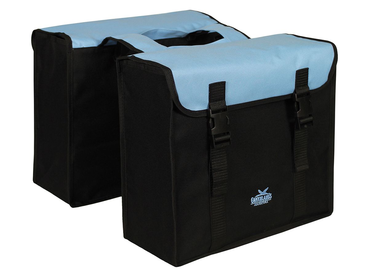 Greenlands Colourfull blau doppelte Gepäckträgertasche