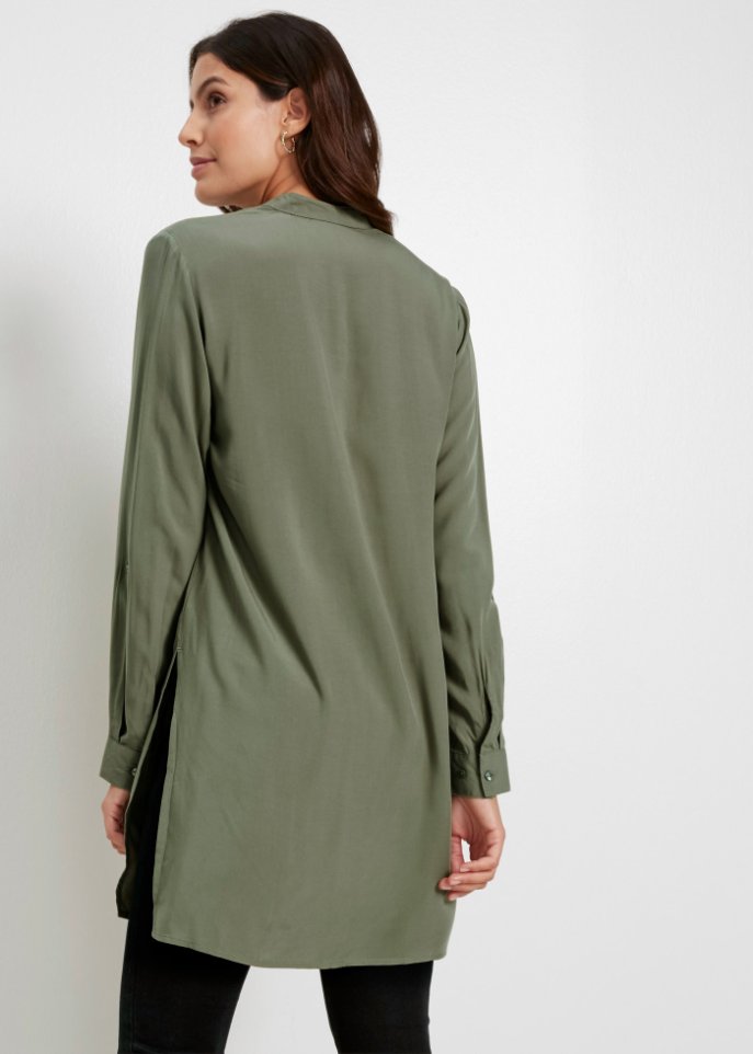 Viskose Longbluse