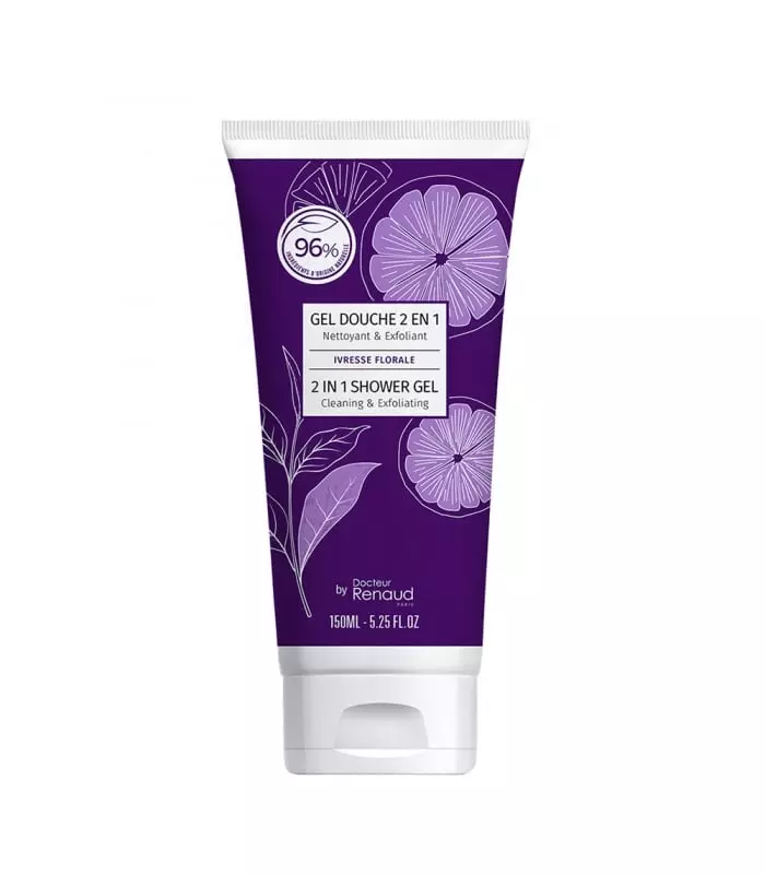 IVRESSE FLORALE Gel Douche 2 en 1 - Nettoyant & Exfoliant