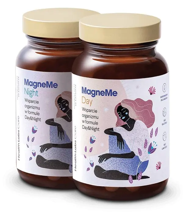 Health Labs Care MagneMe dan + noć, dodatak prehrani s magnezijem, kapsule