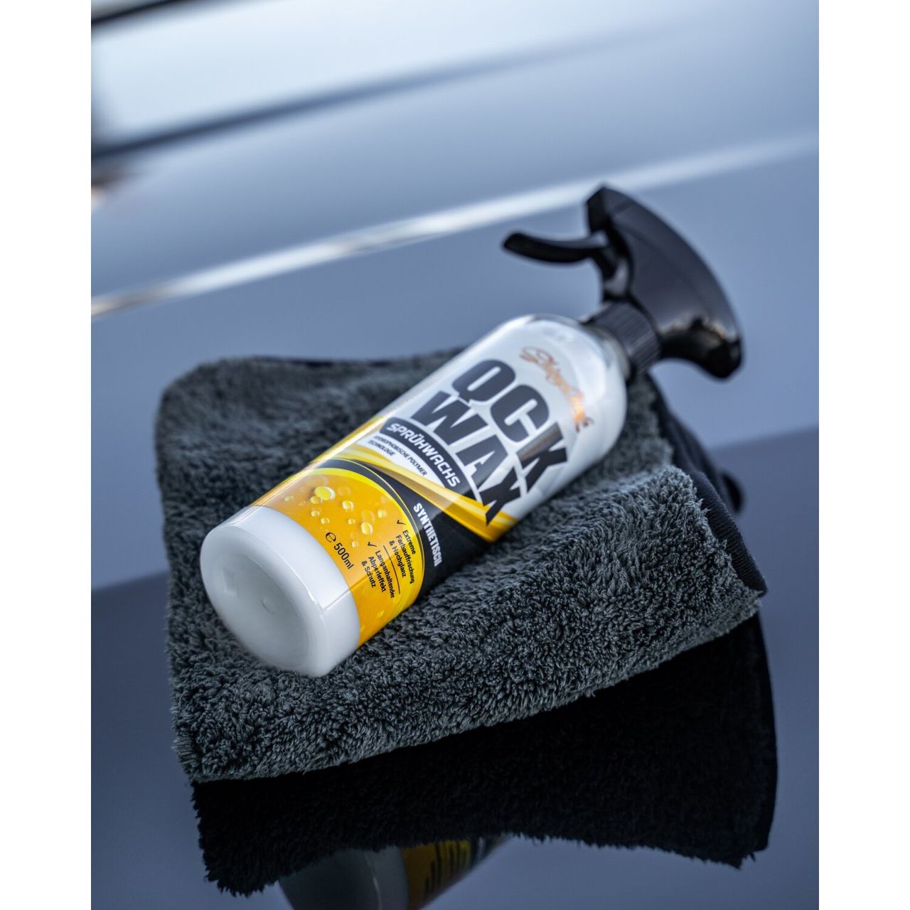 ShinyChiefs QCKWAX - SPRÜHWACHS Synthetische Autowachs-Versiegelung 500ml