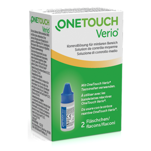 ONE TOUCH Verio Kontrolllösung mittel  2X3.8 ml  Lösung