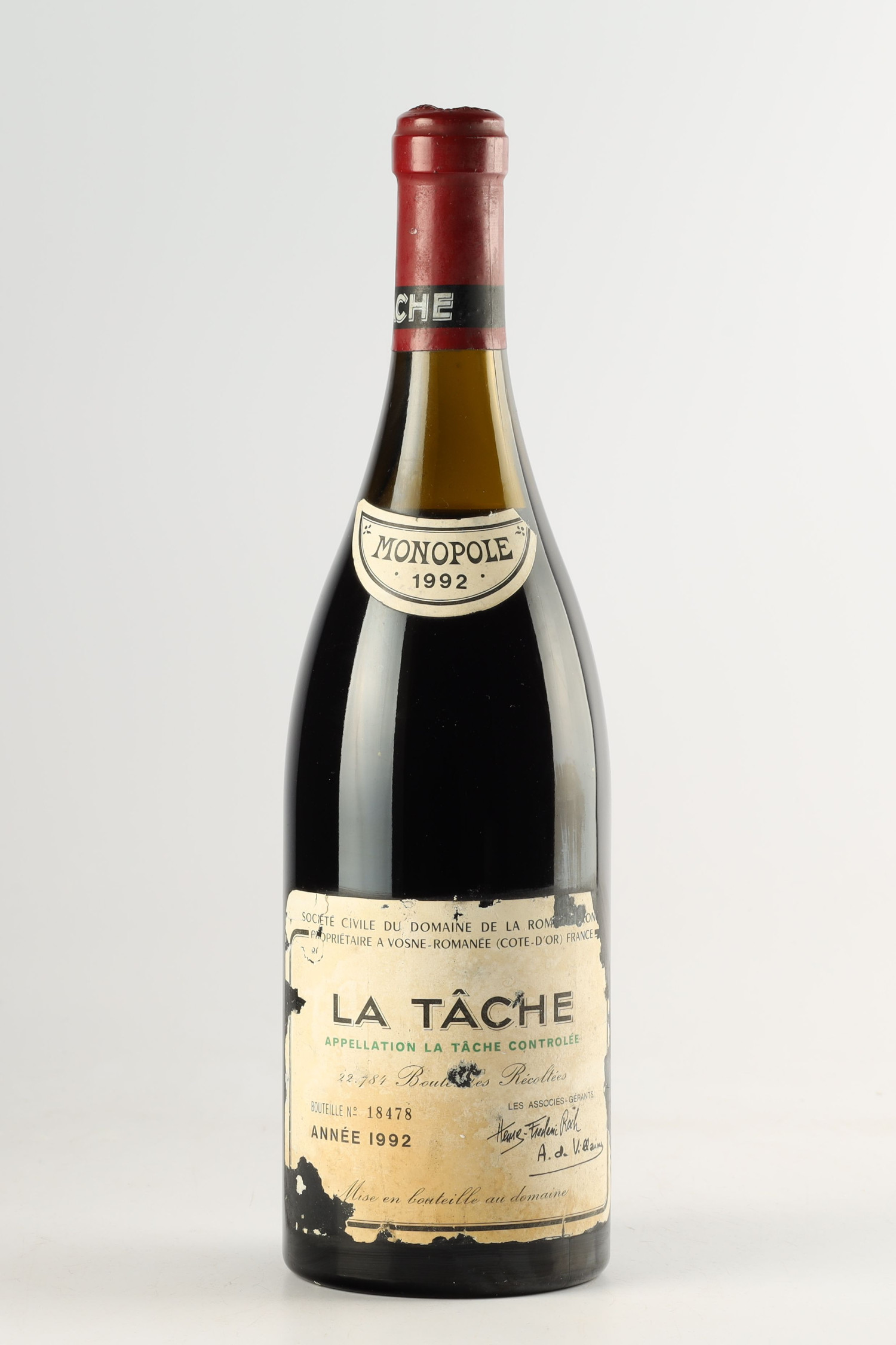 Domaine De La Romanee Conti 1992, La Tache