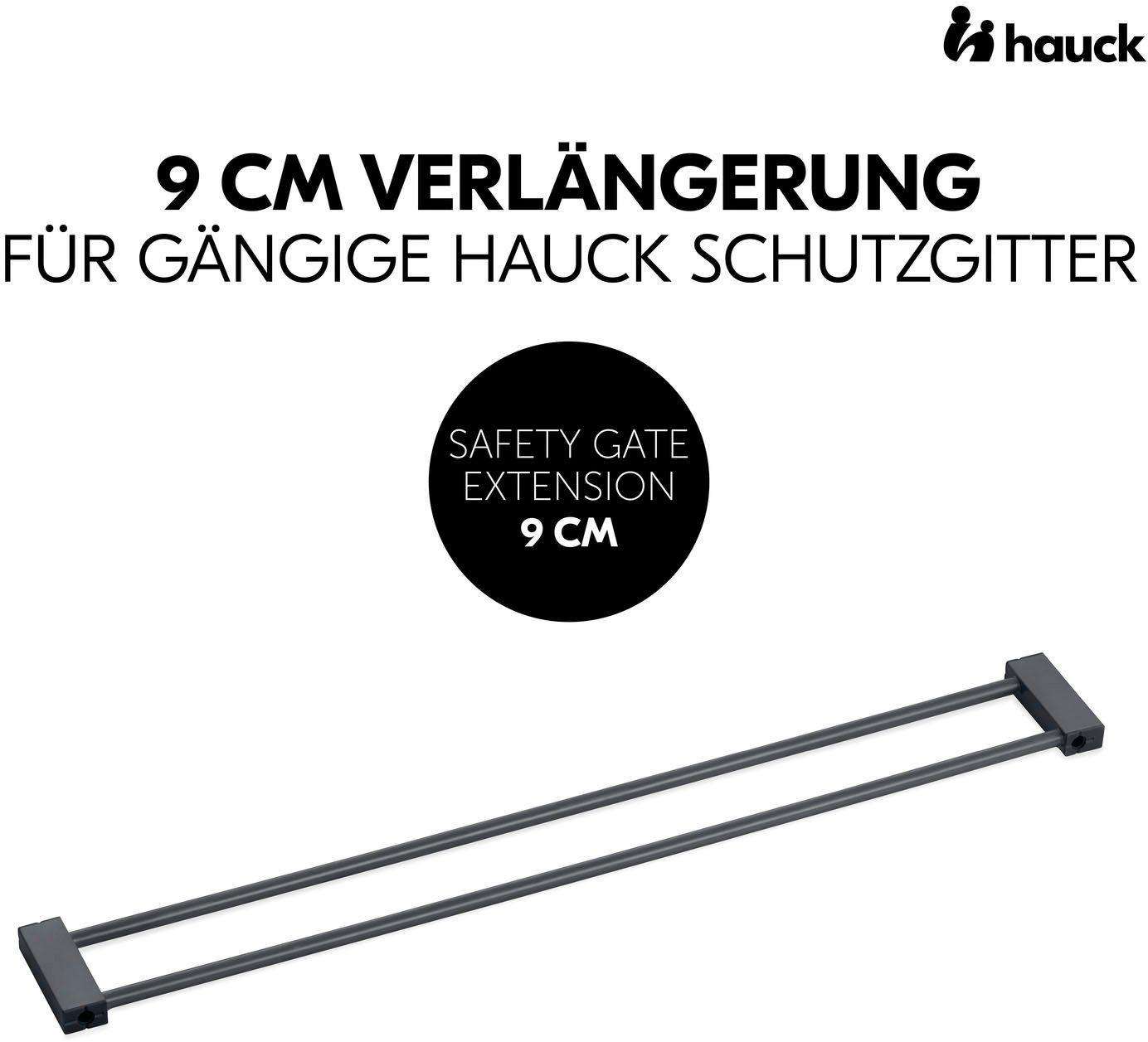 Hauck Verlängerung für Türschutzgitter Extension, 9 cm, Dark Grey