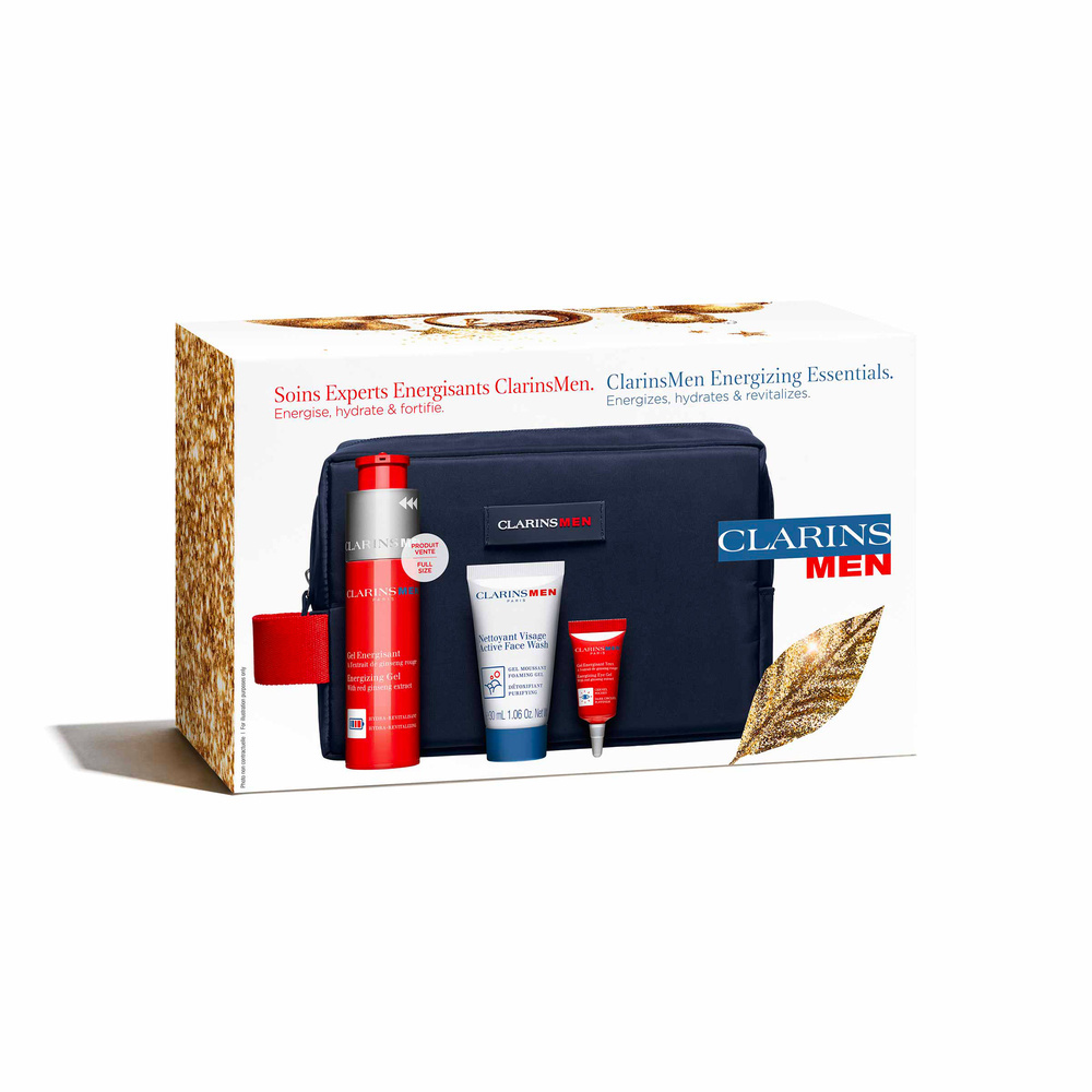 Clarins Coffret ClarinsMen Gel Energisant  Coffret Noël Soin homme