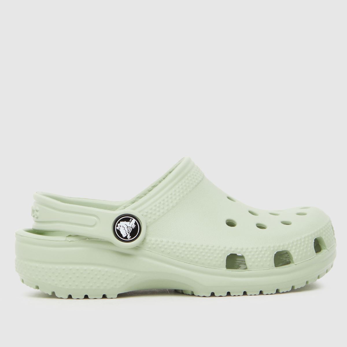 Crocs világoszöld klasszikus klumpa Junior szandál