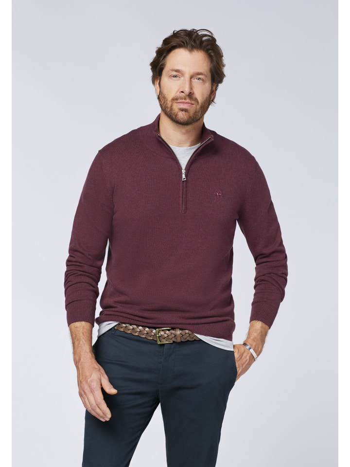 Polo Sylt Strickpullover in Lila günstig kaufen