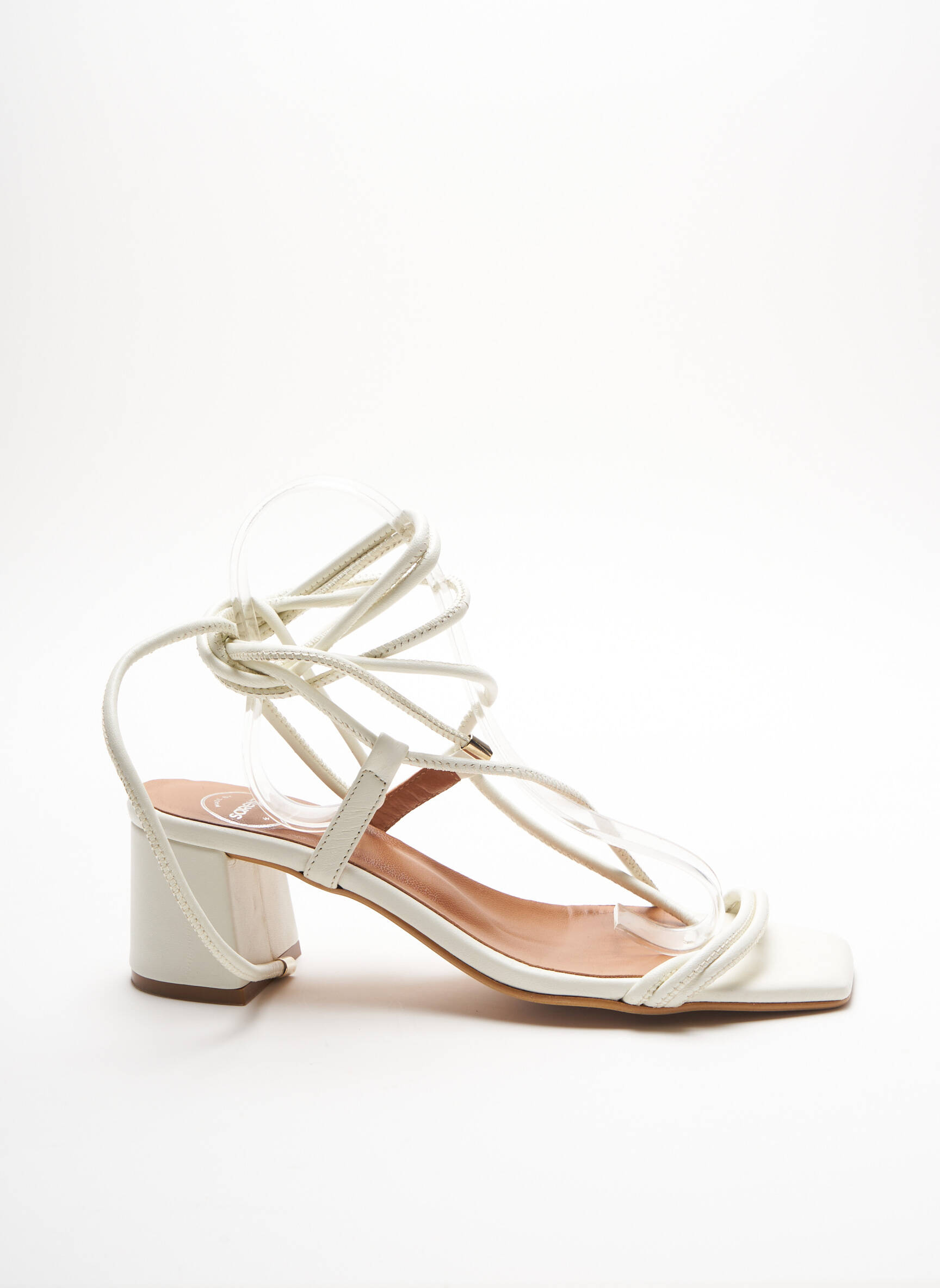 Sarenza Sandales Nu Pieds Femme couleur blanc