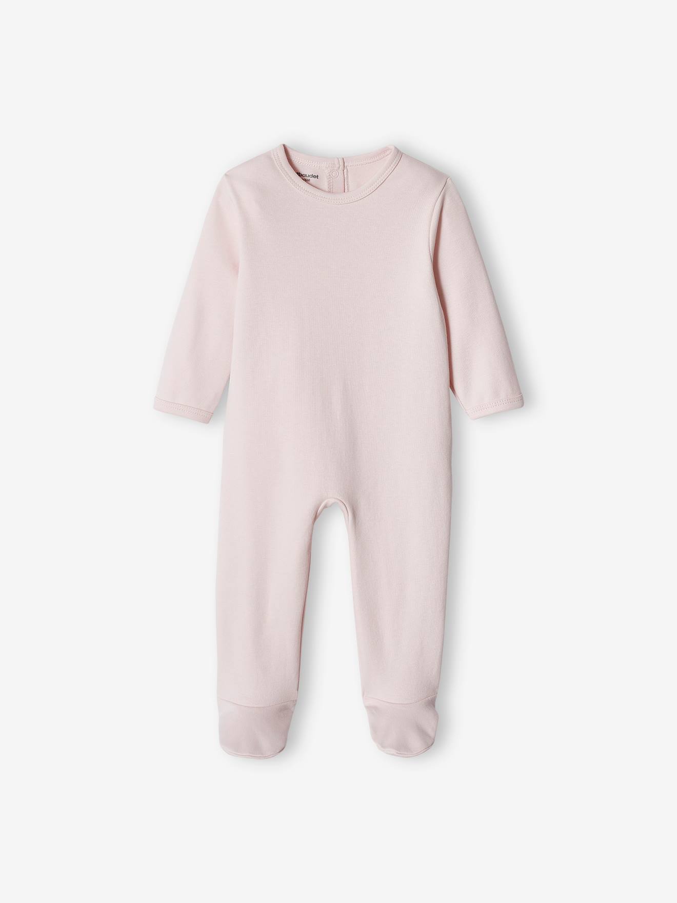 Vertbaudet 3er-Pack Baby Strampler aus Interlock-Jersey BASIC Oeko-Tex - hellblau