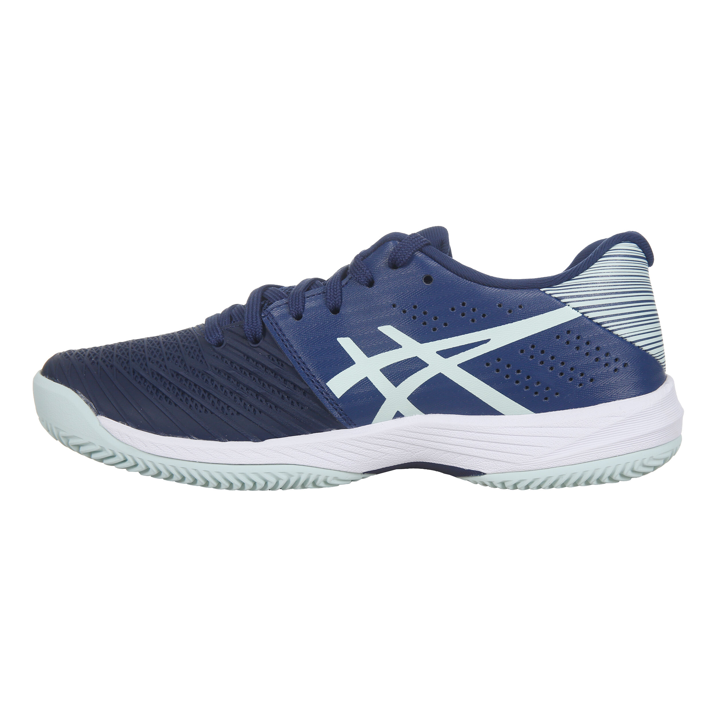 Solution Swift FF Sandplatzschuh Damen - Blau, Weiß