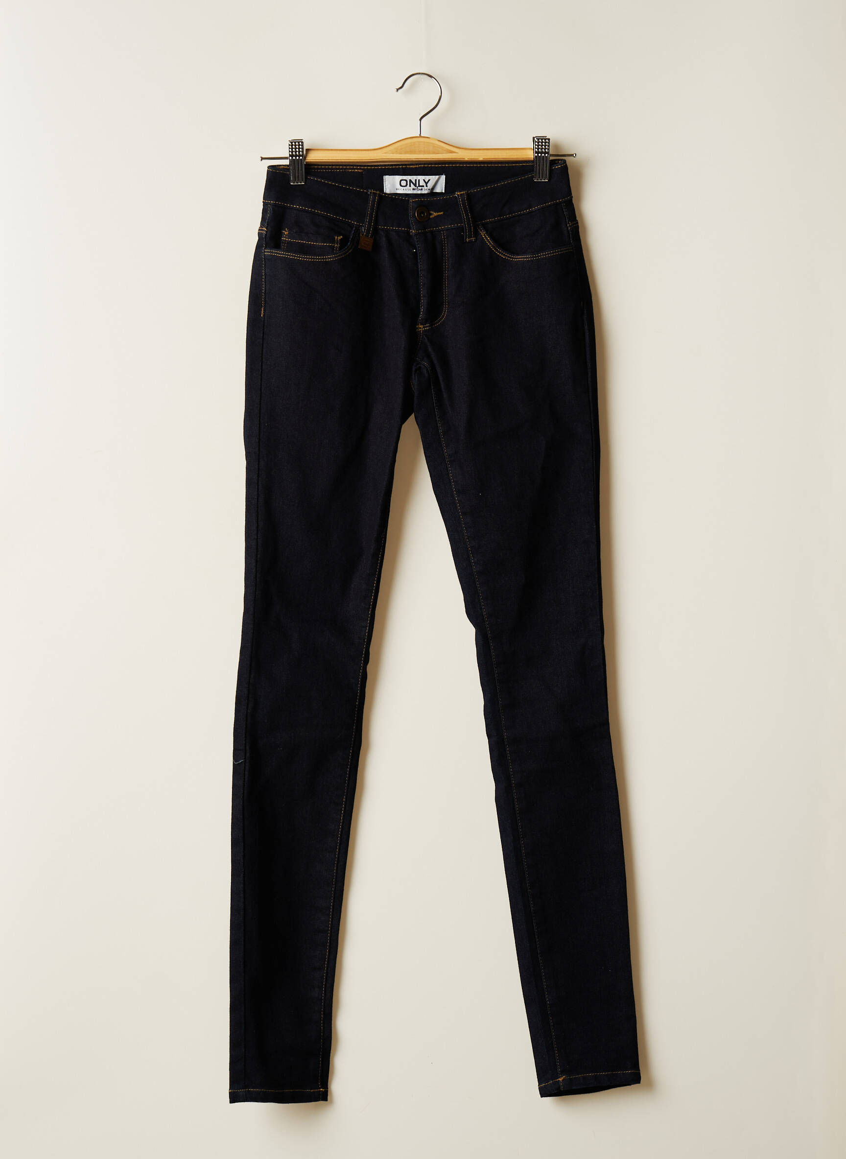 Only Jeans Coupe Slim Femme couleur bleu
