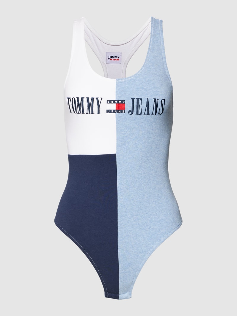 Body im Colour-Blocking-Design in hellblau