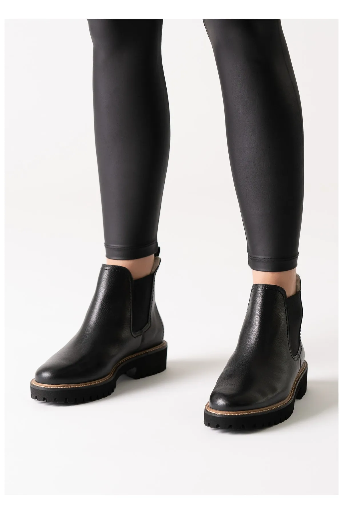 Paul Green  Stiefelette - Schwarz - Blockabsatz