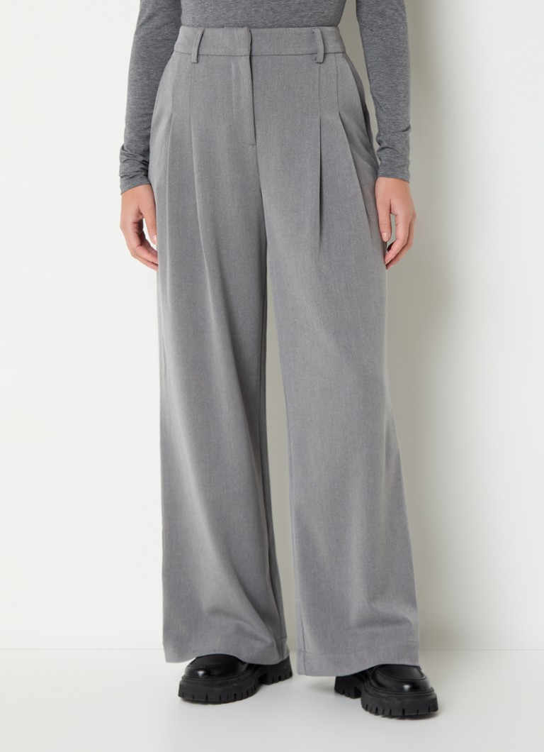 MSCH Copenhagen  Henrika high waist loose fit pantalon met steekzakken