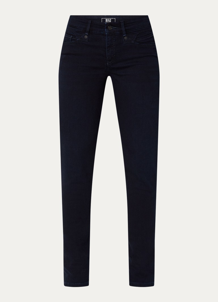 Blugi skinny MAC Rich High Waist în nuanță închisă