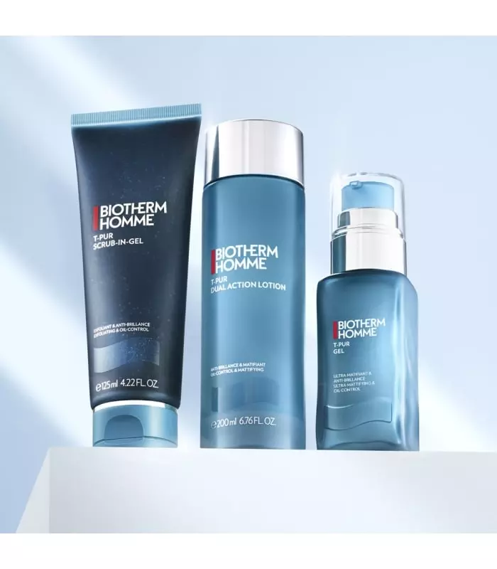 T-PUR GEL EXFOLIANT AUX SELS MARINS Gel Exfoliant visage homme peau grasse