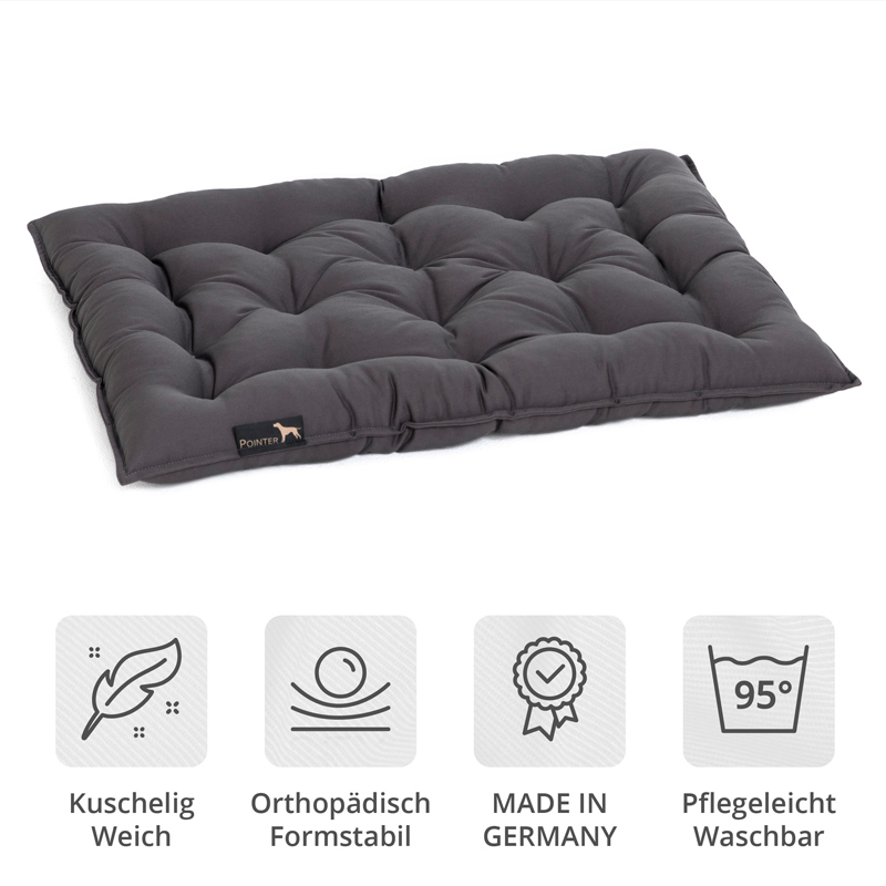 Pointer Hundekissen Pointer Liegekissen Urban anthrazit L