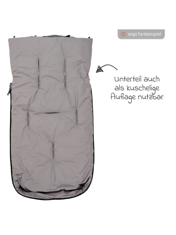 Kaiser Sommer-Fußsack Nikko - Light Grey Melange in grau günstig kaufen onesize