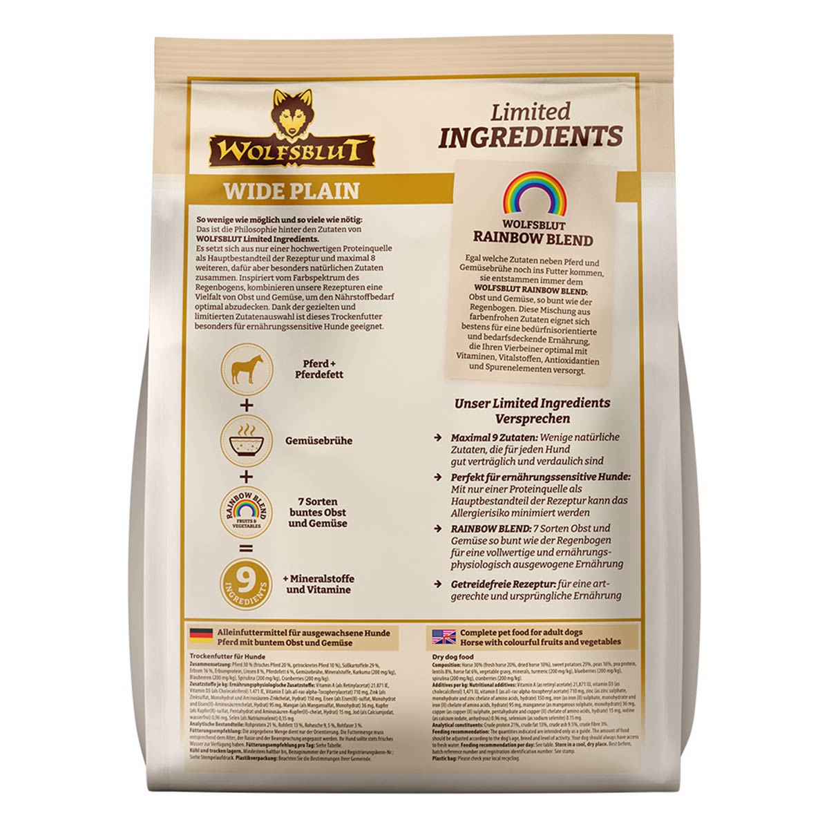 Wolfsblut Limited Ingredients Wide Plain Adult bei ZooRoyal