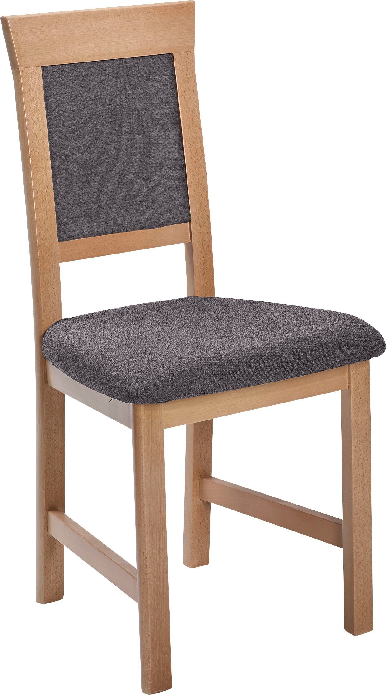 SCHÖSSWENDER 4-Fußstuhl Isar (Set, 2 St), Gestell aus Massivholz