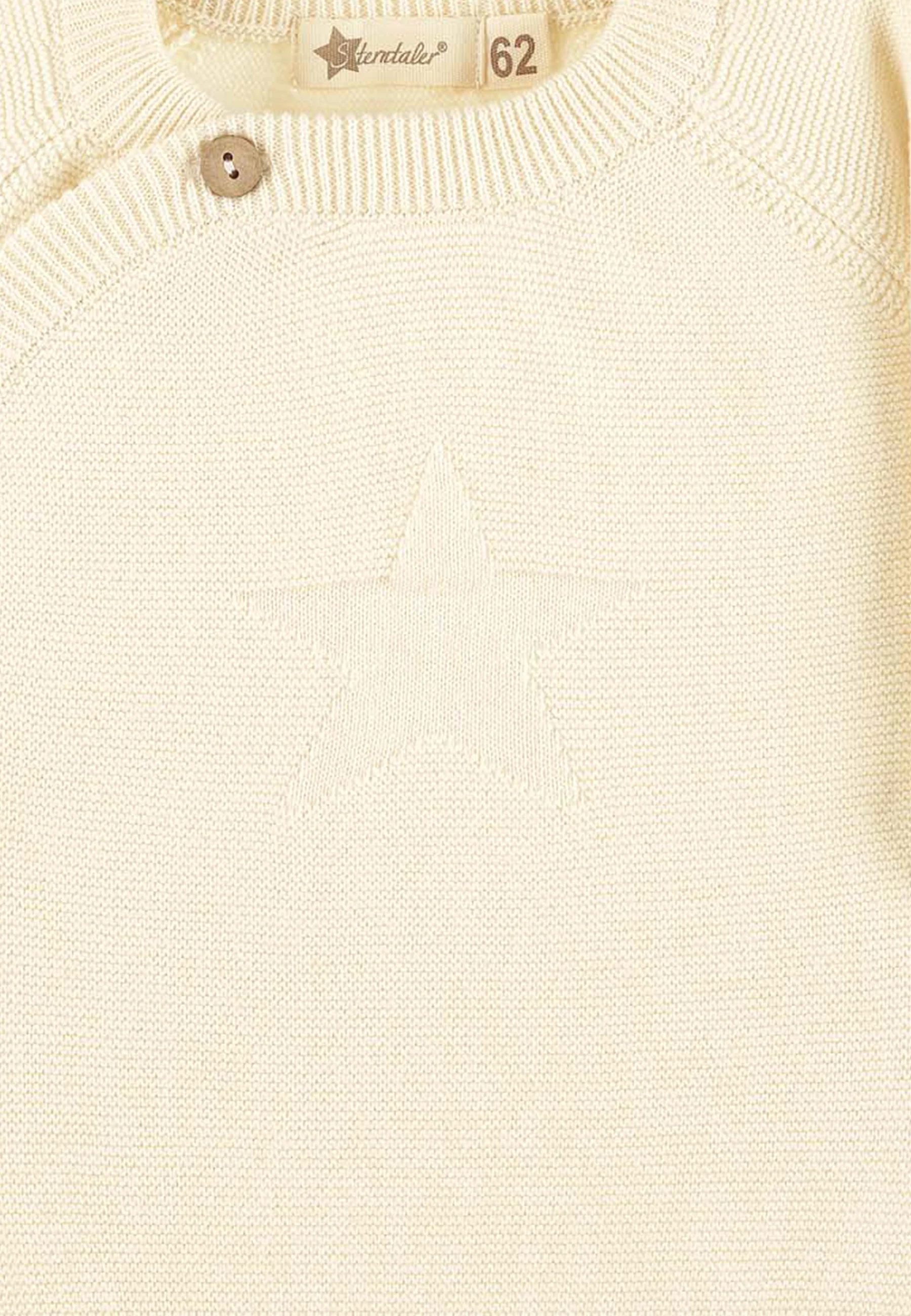 GOTS Strick-Jacke uni in Grün, Marine oder Grau