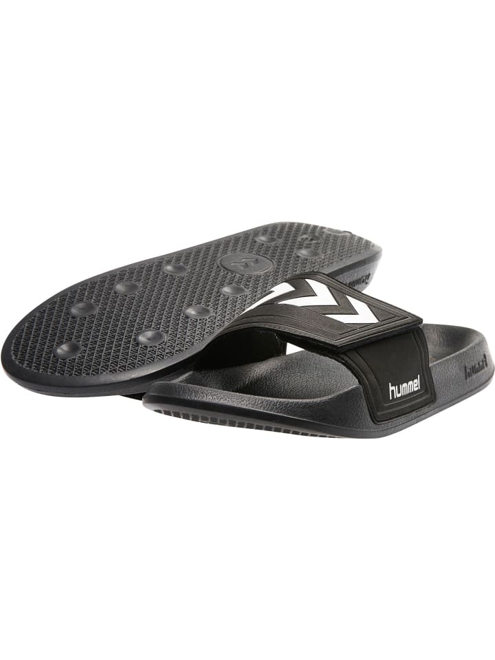 Hummel Hummel Badelatschen Larsen Slipper Erwachsene in BLACK günstig kaufen
