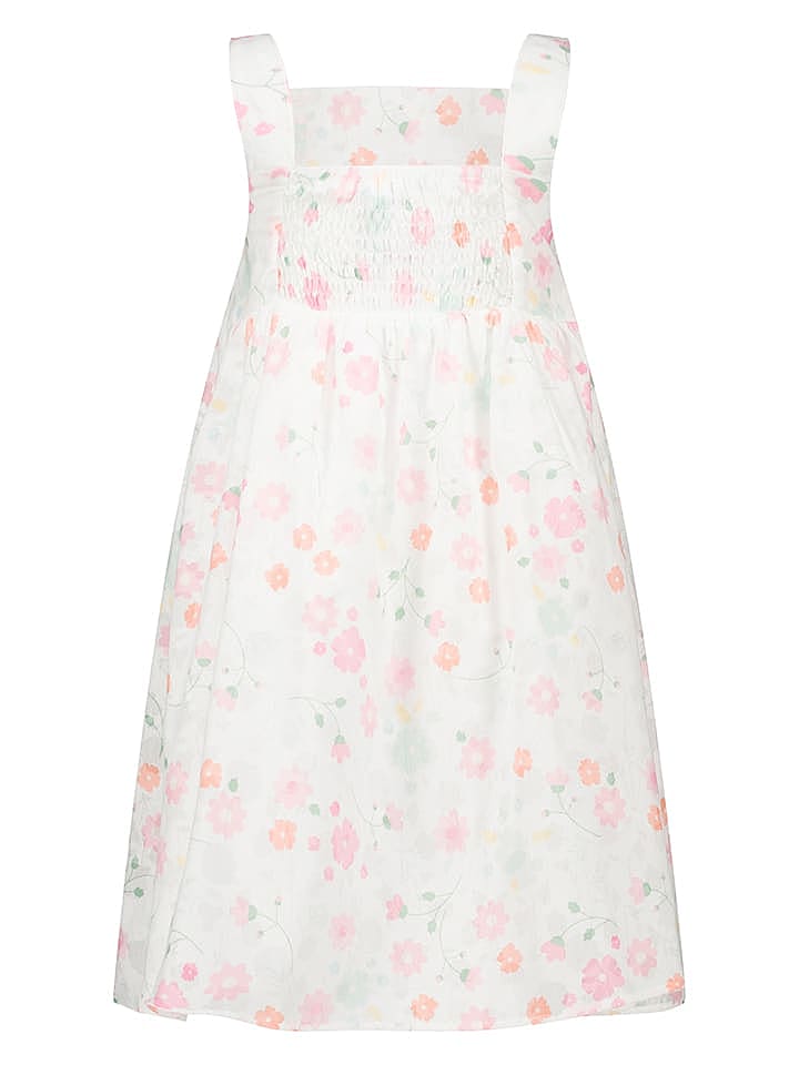 Salt and Pepper Schönes Sommerkleid in Creme mit Blumen günstig kaufen 128
