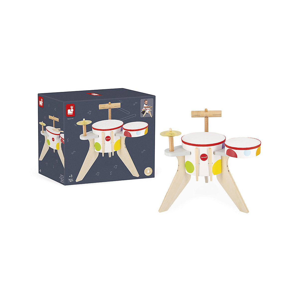 Konfetti Trommelset
