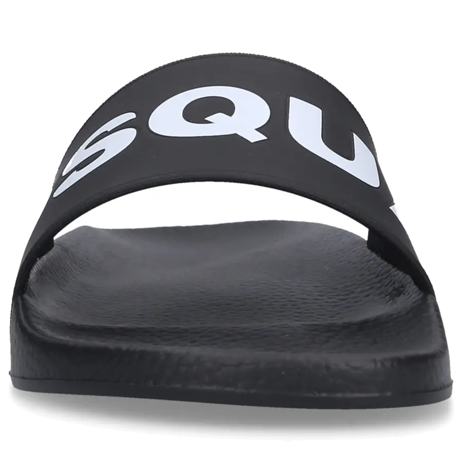 Dsquared2 - Badeschuhe LOGO Gummi - schwarz