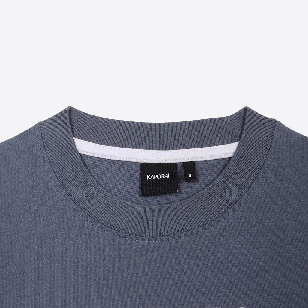 PIKO   T-shirt bleu gris à manches courtes Garçon
